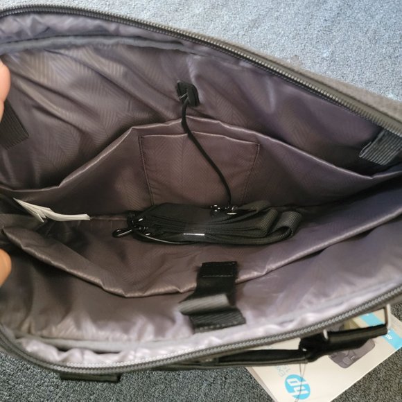 HP Executive Top Load Notebook Laptop Case 15.6" Gray - Picture 6 of 8